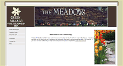 Desktop Screenshot of creekvillagehoa.com